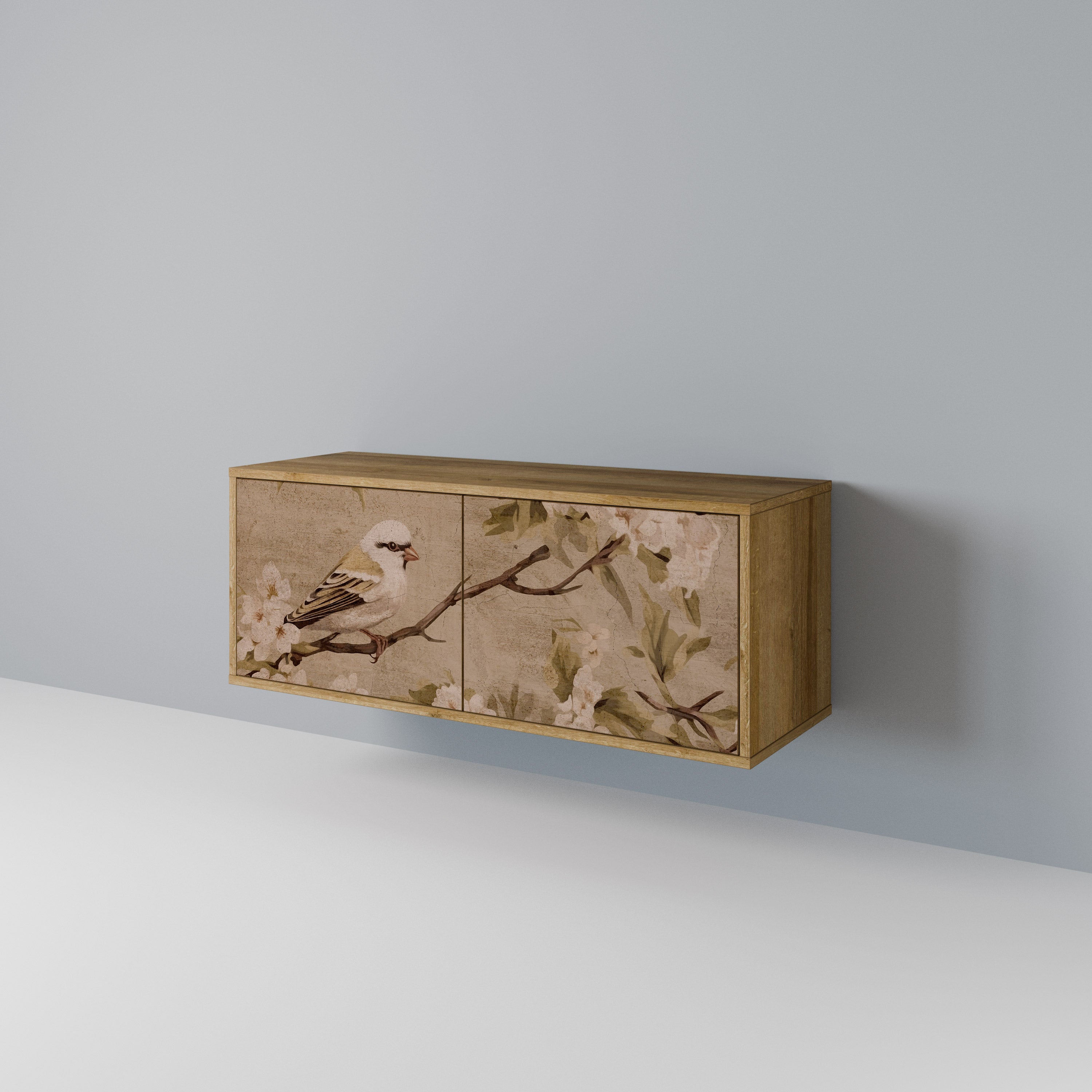 PETAL DISTINGUISH Kompaktes 2-türiges TV-Lowboard