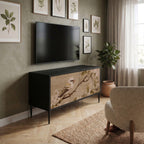 PETAL DISTINGUISH Compact 2-Door TV Cabinet