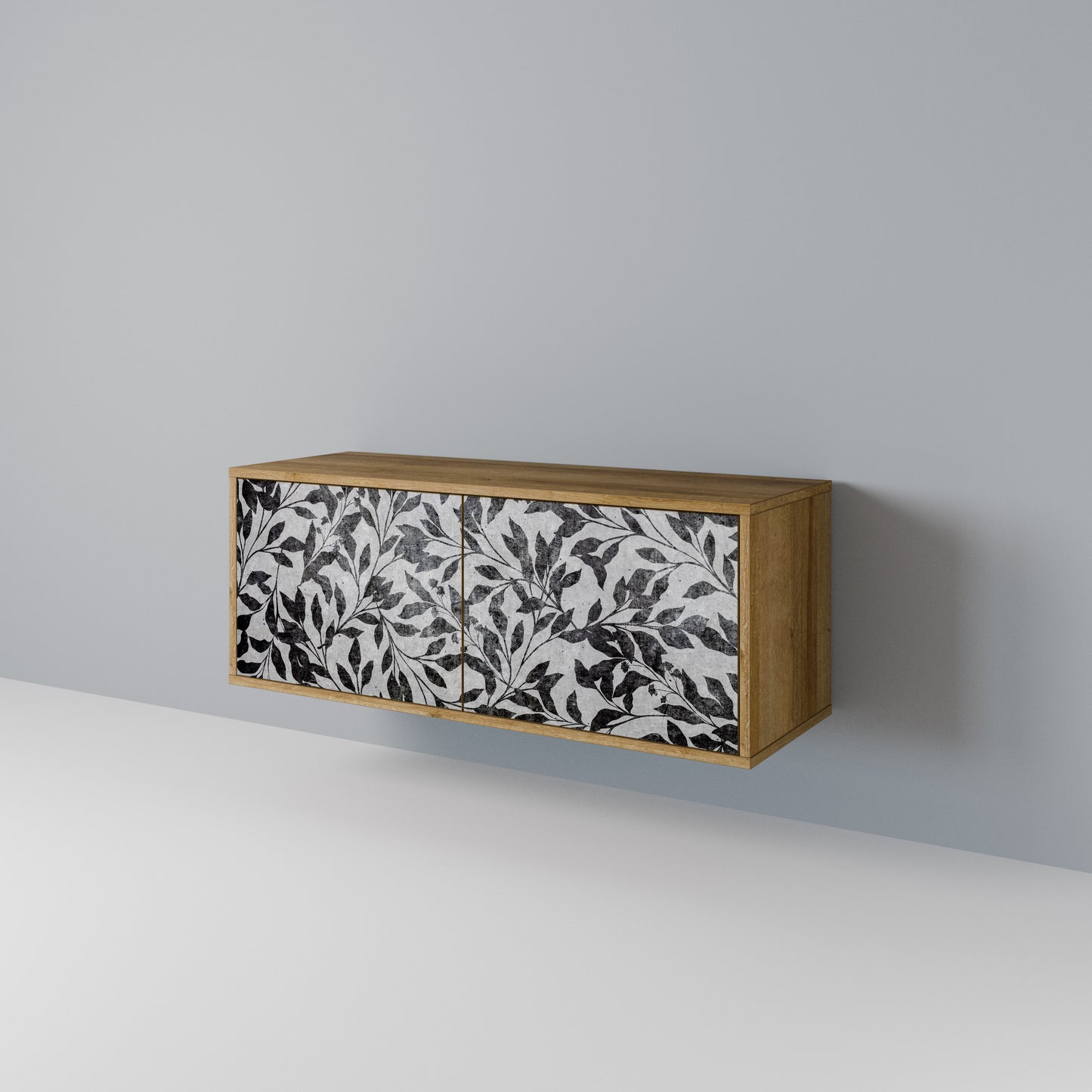 CHARCOAL SPROUT Kompaktes 2-türiges TV-Lowboard