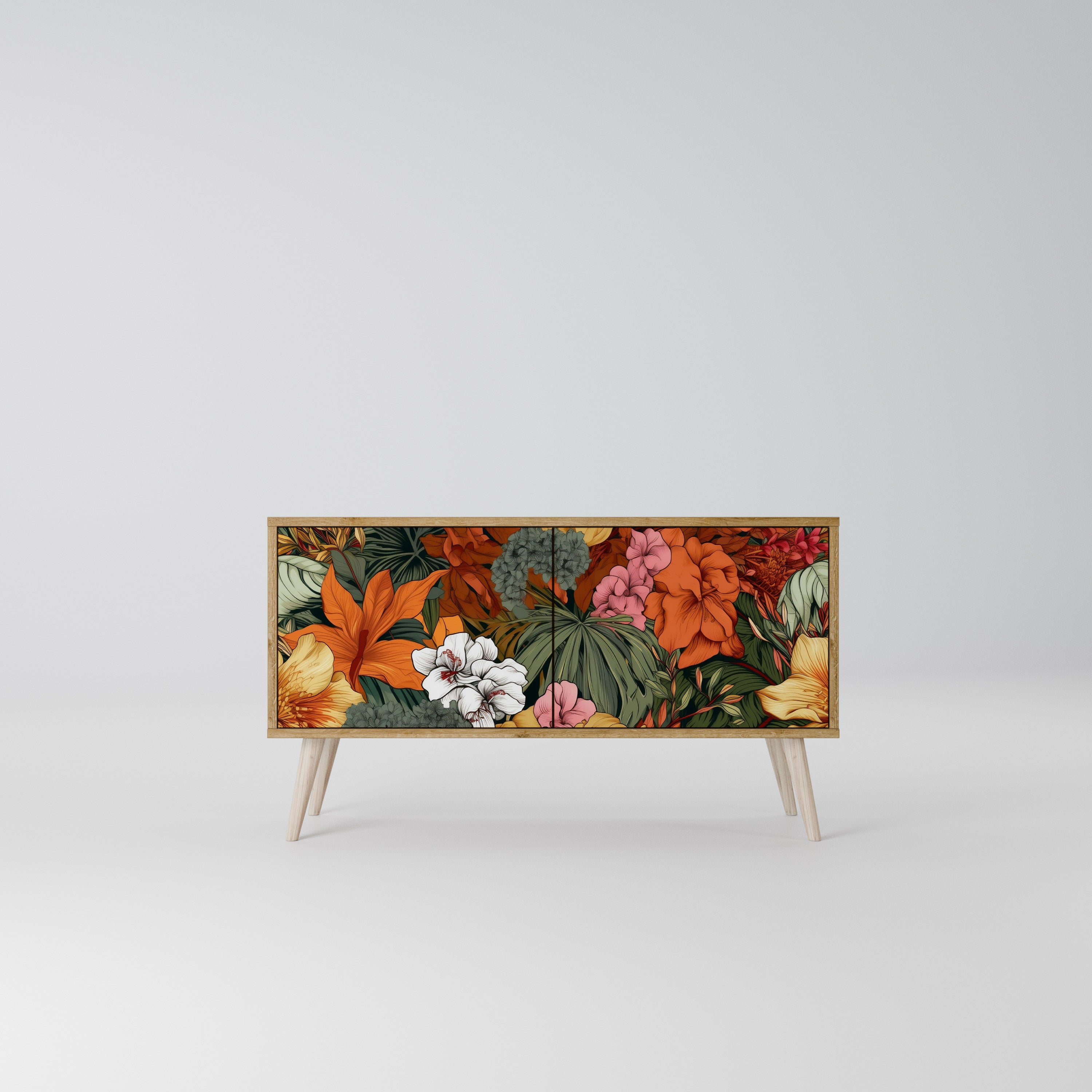 RADIANT FLORA Kompaktes 2-türiges TV-Lowboard