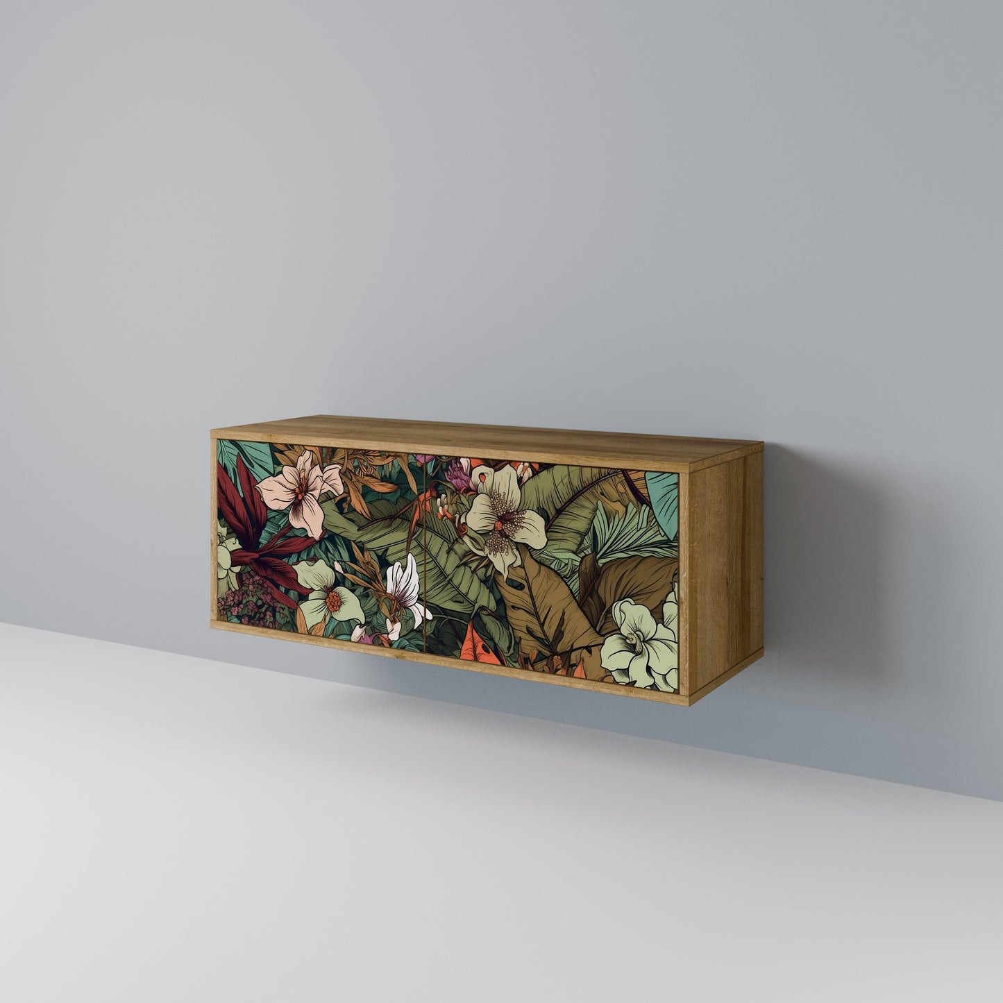 BOTANICAL EMERGENCE Kompaktes 2-türiges TV-Lowboard