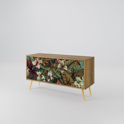BOTANICAL EMERGENCE Kompaktes 2-türiges TV-Lowboard
