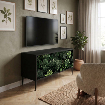 SUCCULENT JUNGLE Kompaktes 2-türiges TV-Lowboard