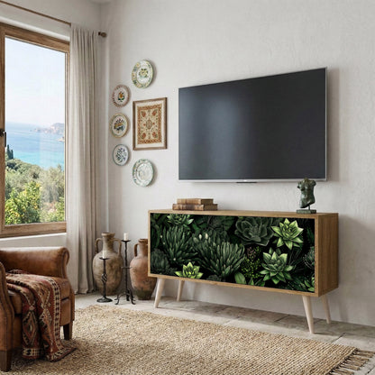 SUCCULENT JUNGLE Kompaktes 2-türiges TV-Lowboard