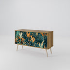 FLORAL SERENITY Compact 2-Door TV Cabinet