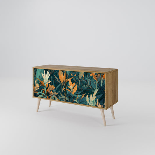 FLORAL SERENITY Kompaktes 2-türiges TV-Lowboard
