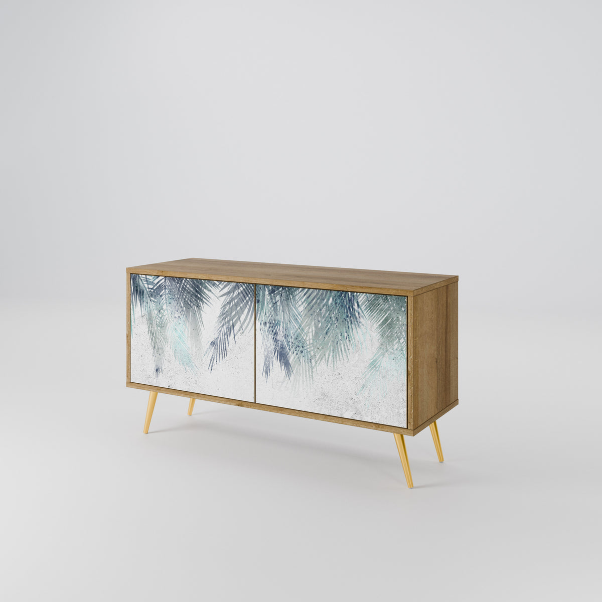PALM VEIL Compact 2-Door TV Cabinet