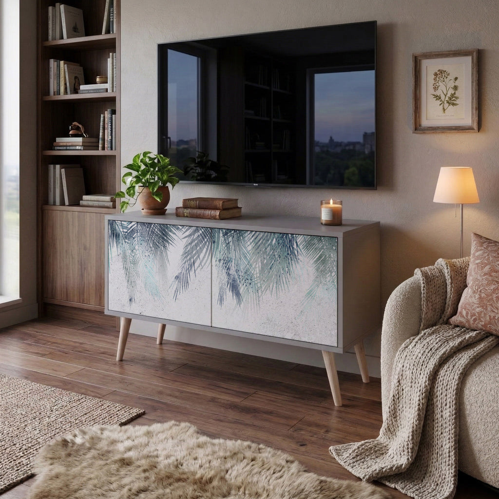 PALM VEIL Kompaktes 2-türiges TV-Lowboard