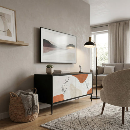 TRANQUIL TWIG Compact 2-Door TV Cabinet