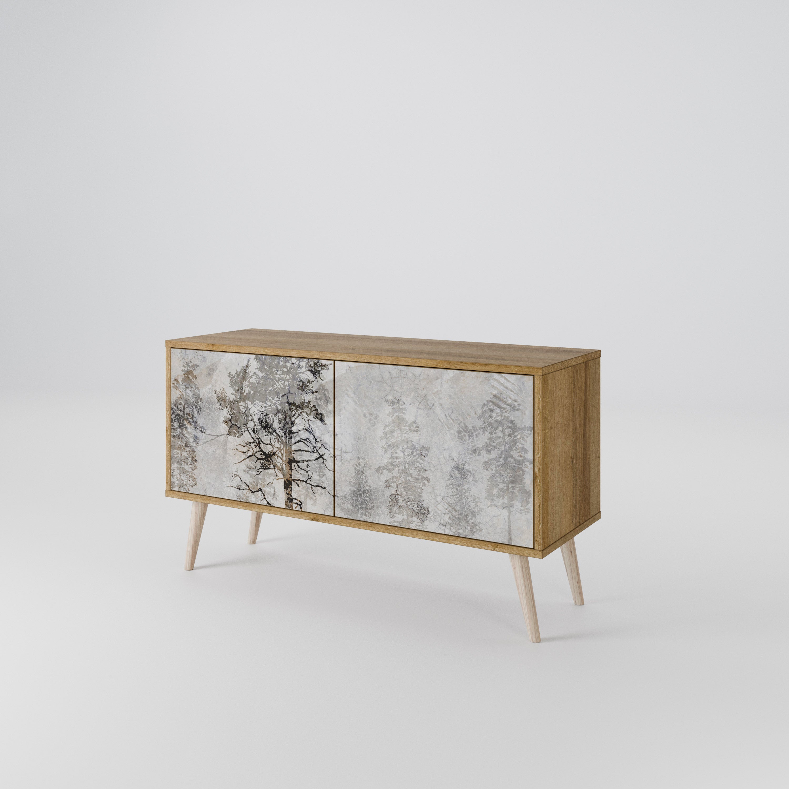 FADE IN THE TREES Kompaktes 2-türiges TV-Lowboard