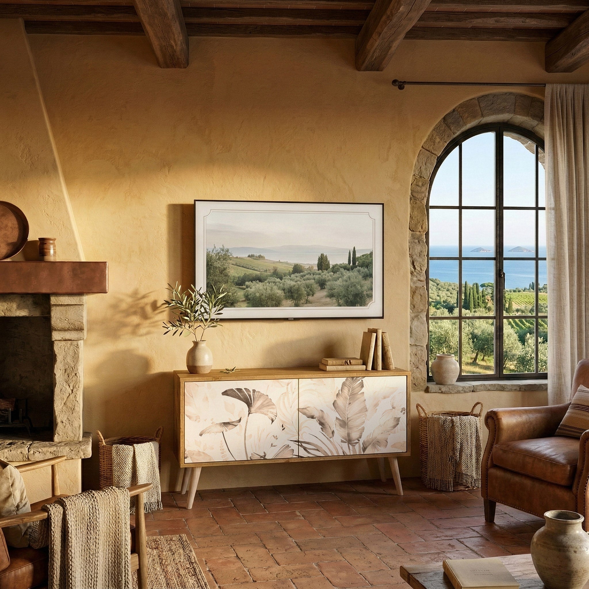 WILD TENDERNESS Kompaktes 2-türiges TV-Lowboard