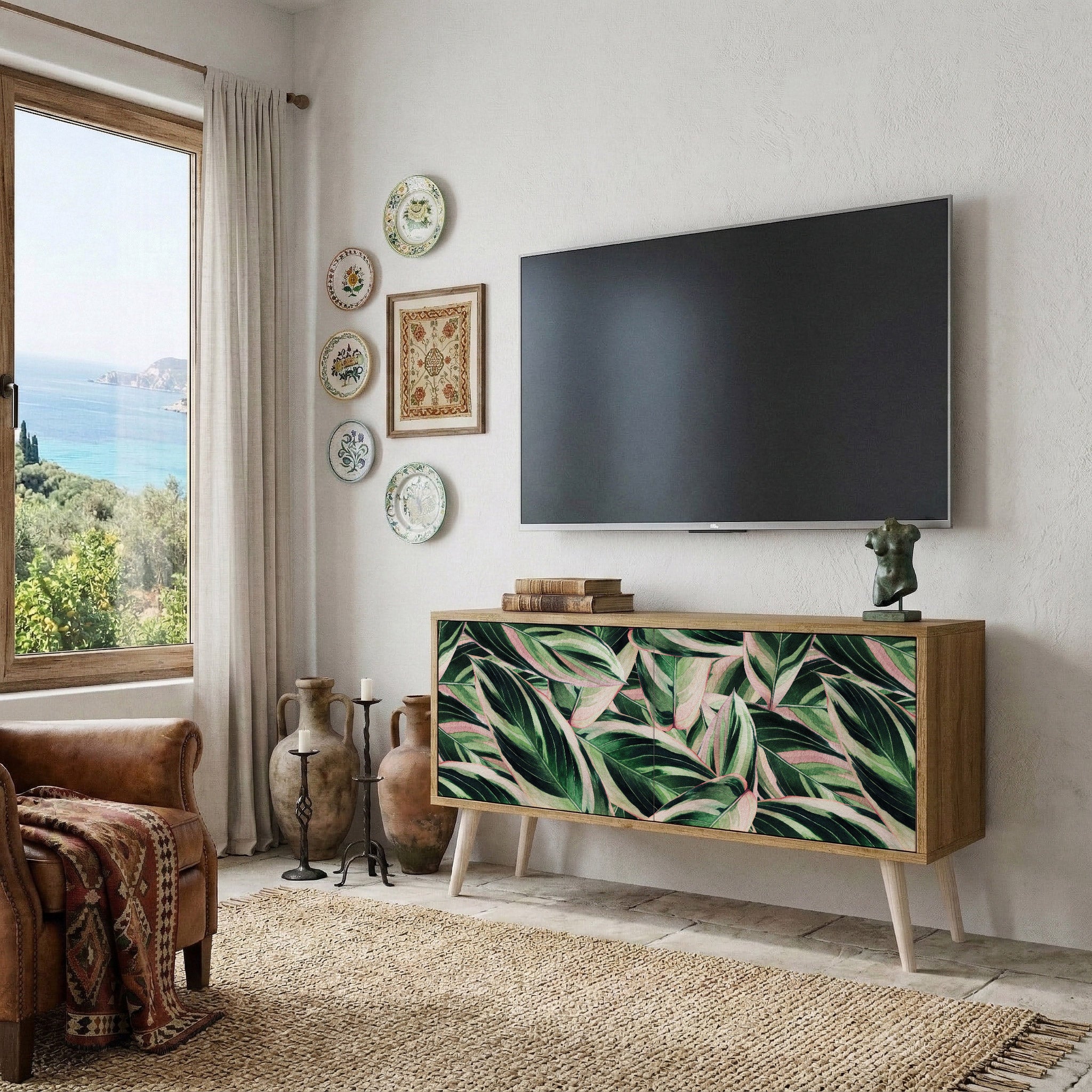 EERIE STROMANTHE Kompaktes 2-türiges TV-Lowboard