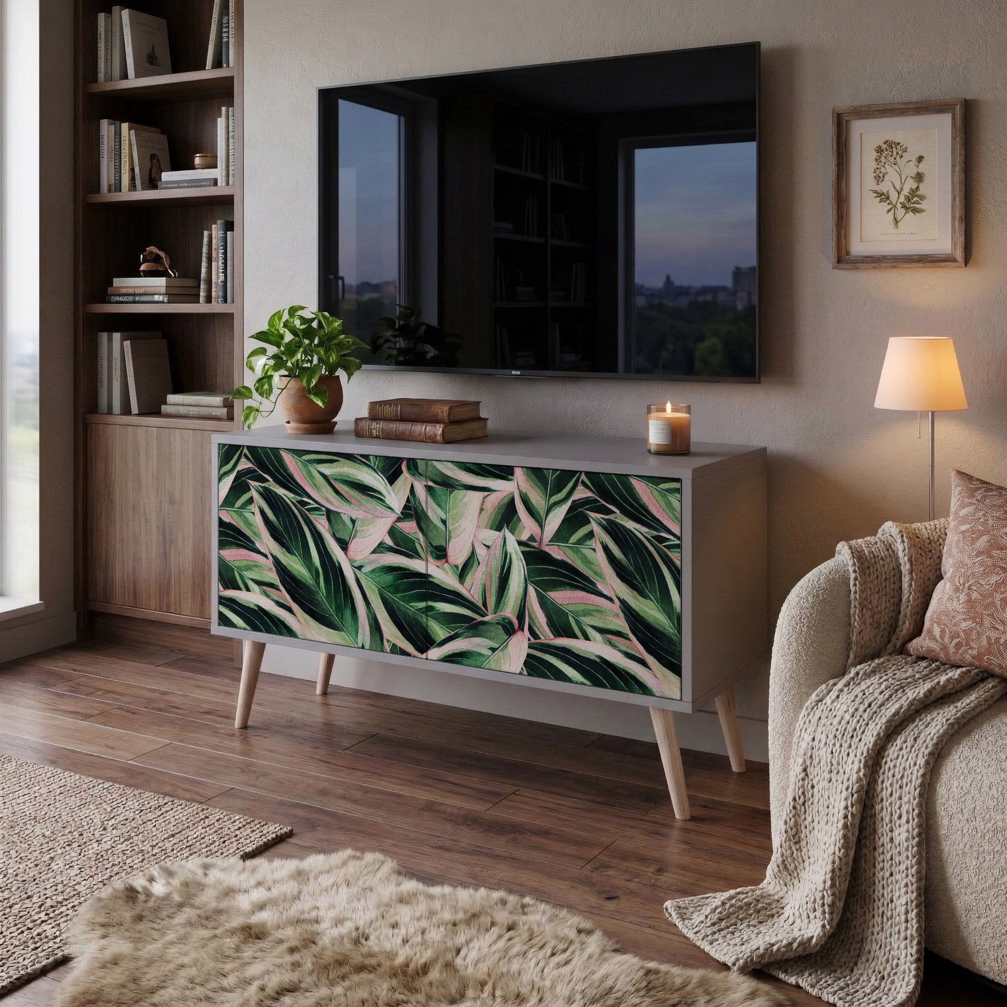 EERIE STROMANTHE Kompaktes 2-türiges TV-Lowboard