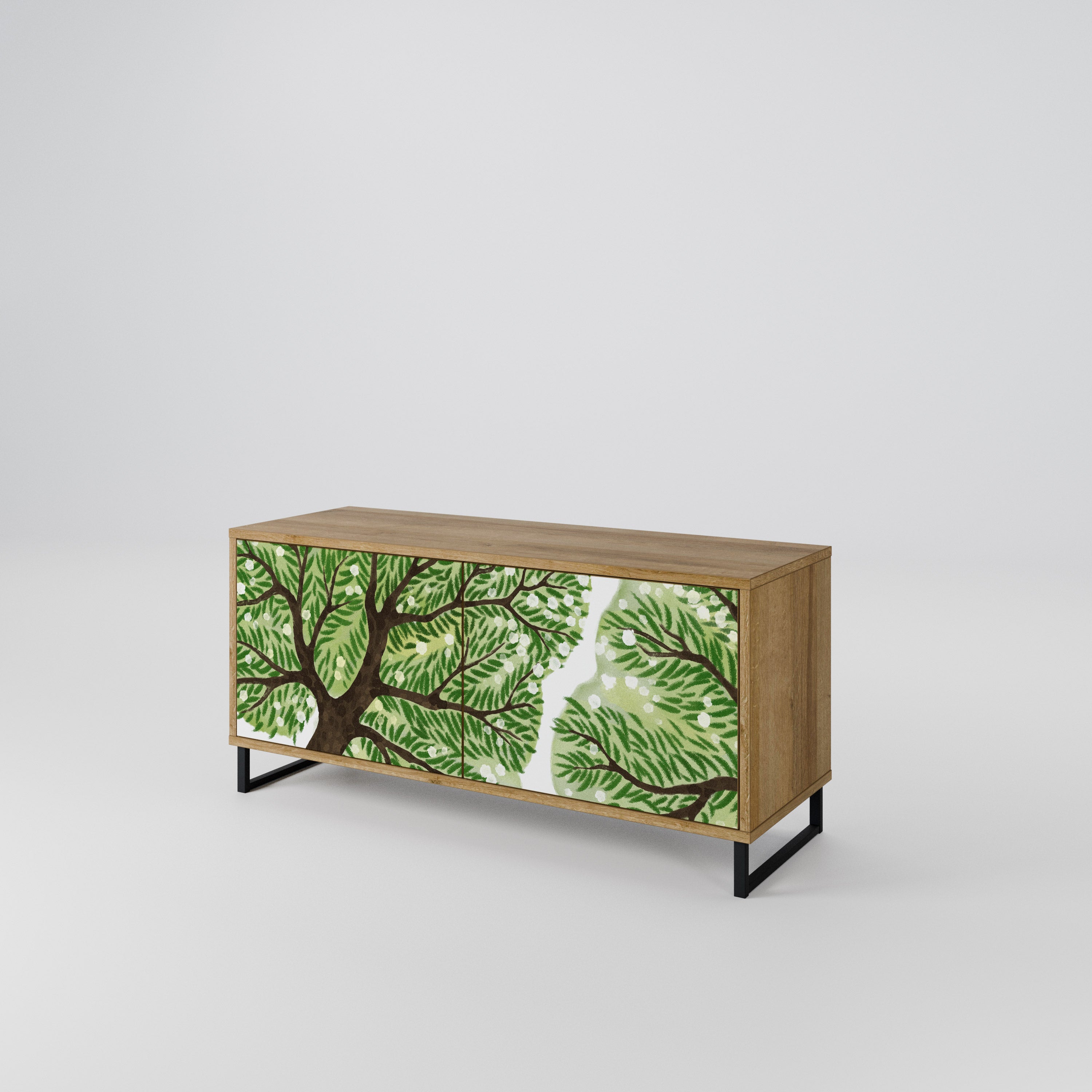 WILDERNESS DASH Kompaktes 2-türiges TV-Lowboard