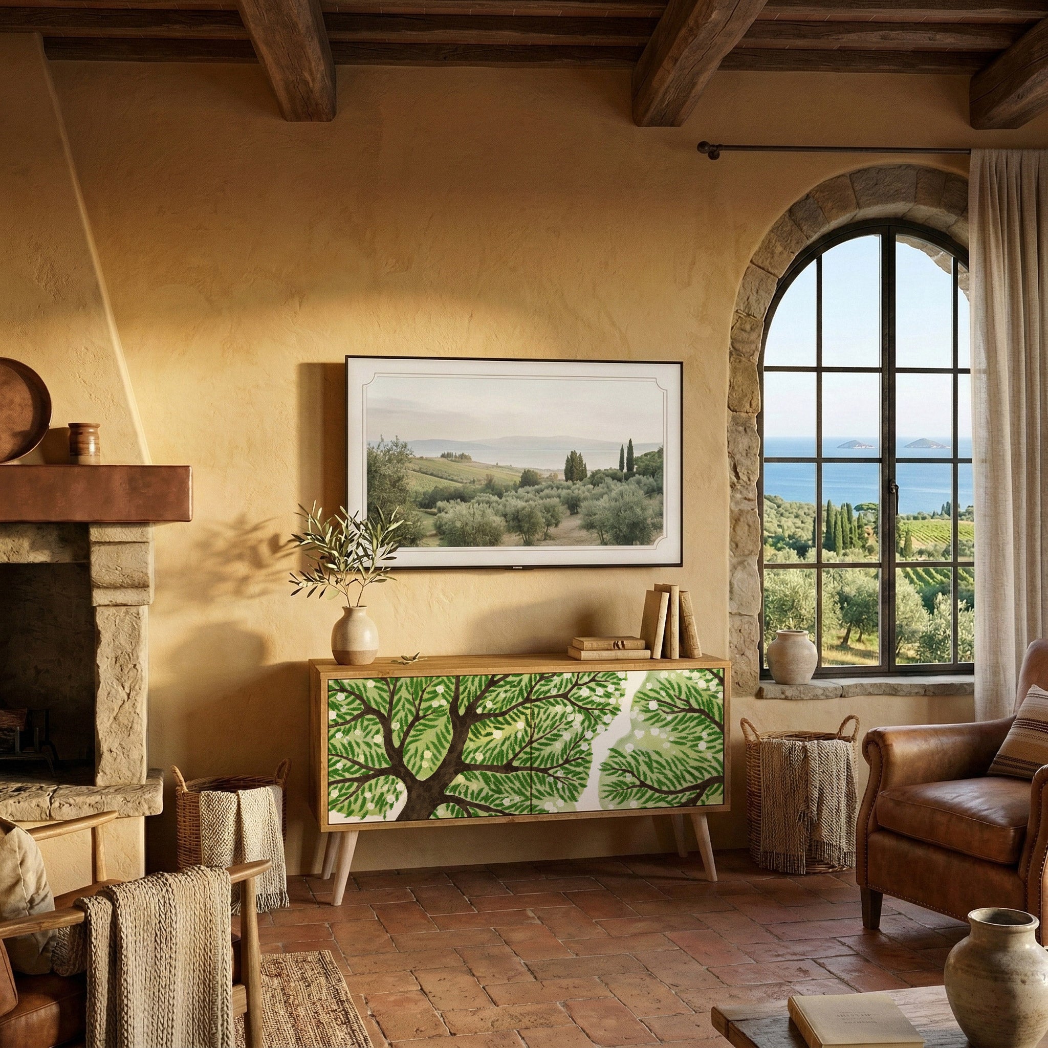 WILDERNESS DASH Kompaktes 2-türiges TV-Lowboard