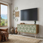 LEAVES ON GREEN Compact 2-Door TV Cabinet
