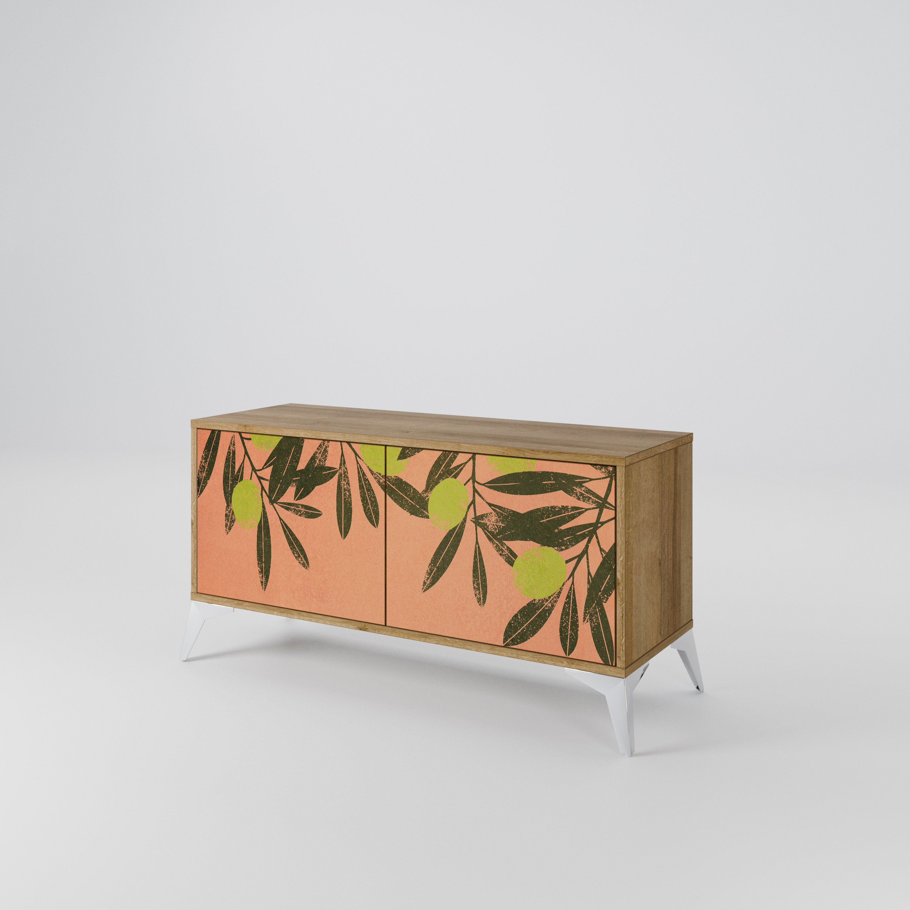 JUICY OLIVES Compact 2-Door TV Cabinet