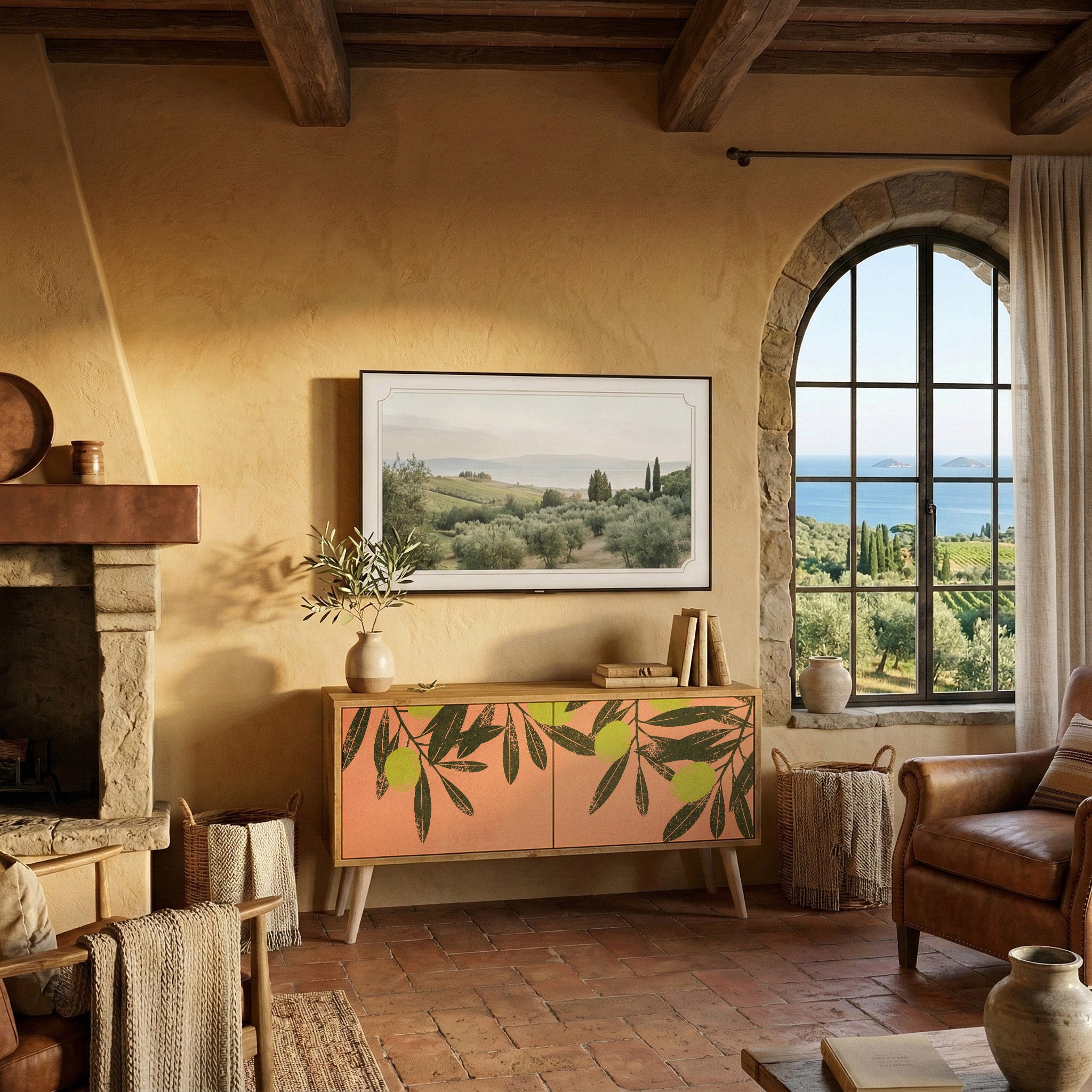 JUICY OLIVES Kompaktes 2-türiges TV-Lowboard