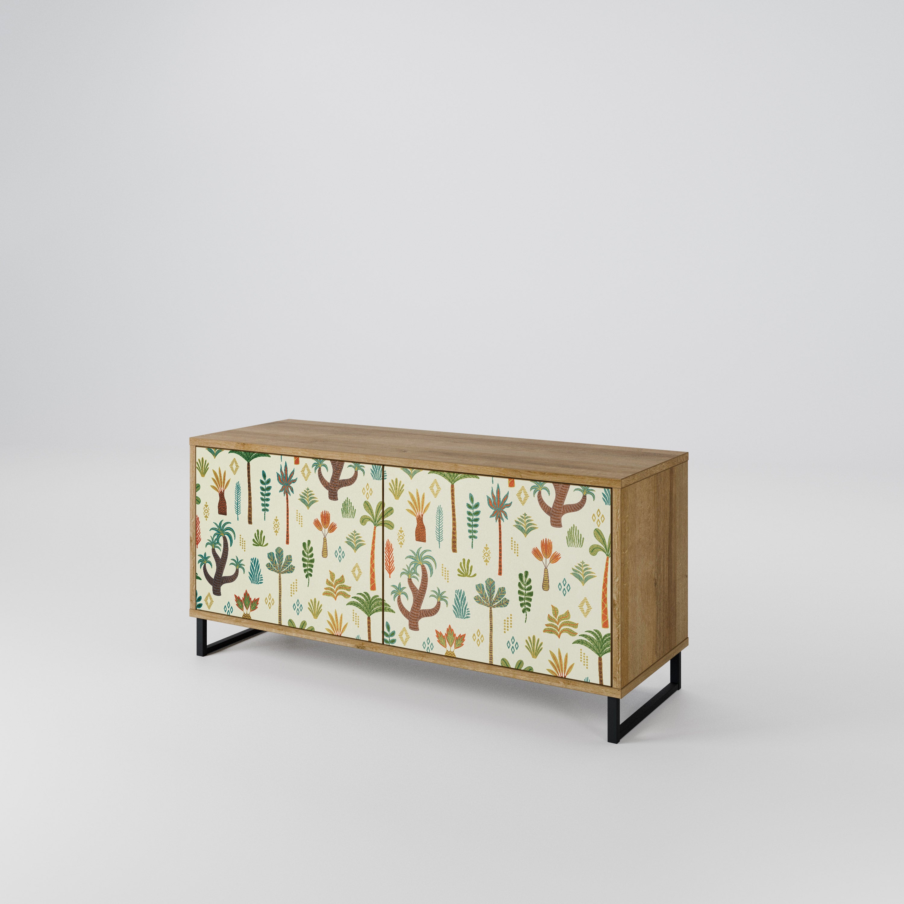 PALM SPRING Kompaktes 2-türiges TV-Lowboard