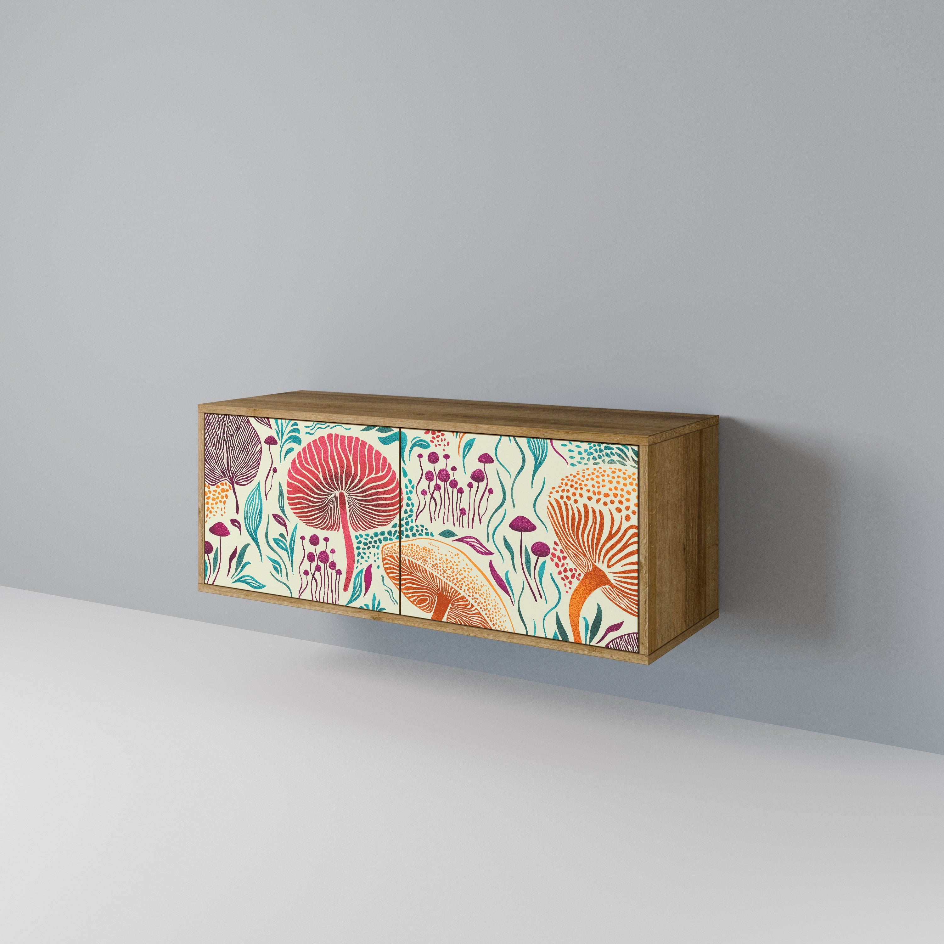 FUNGUS FANTASY Kompaktes 2-türiges TV-Lowboard