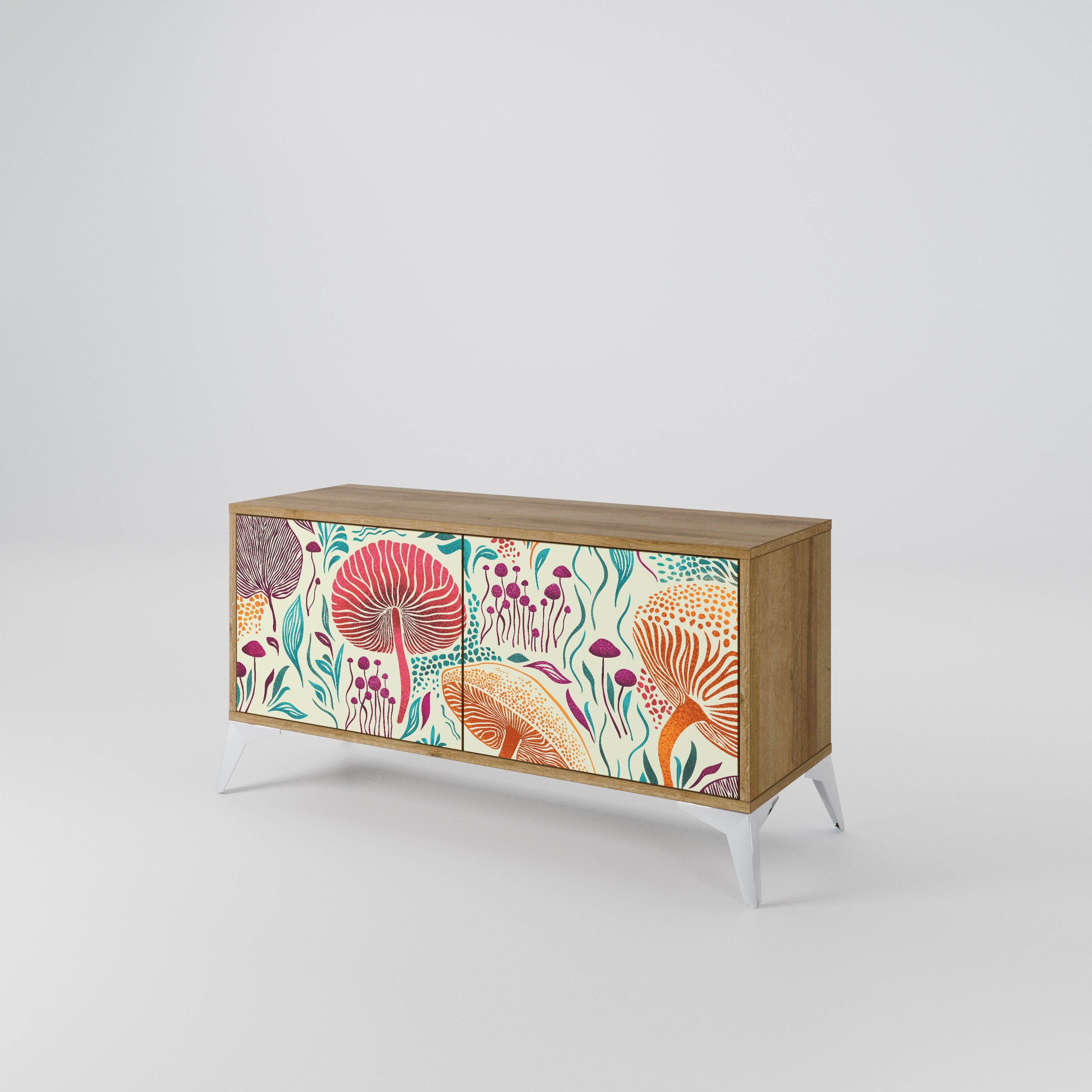 FUNGUS FANTASY Kompaktes 2-türiges TV-Lowboard