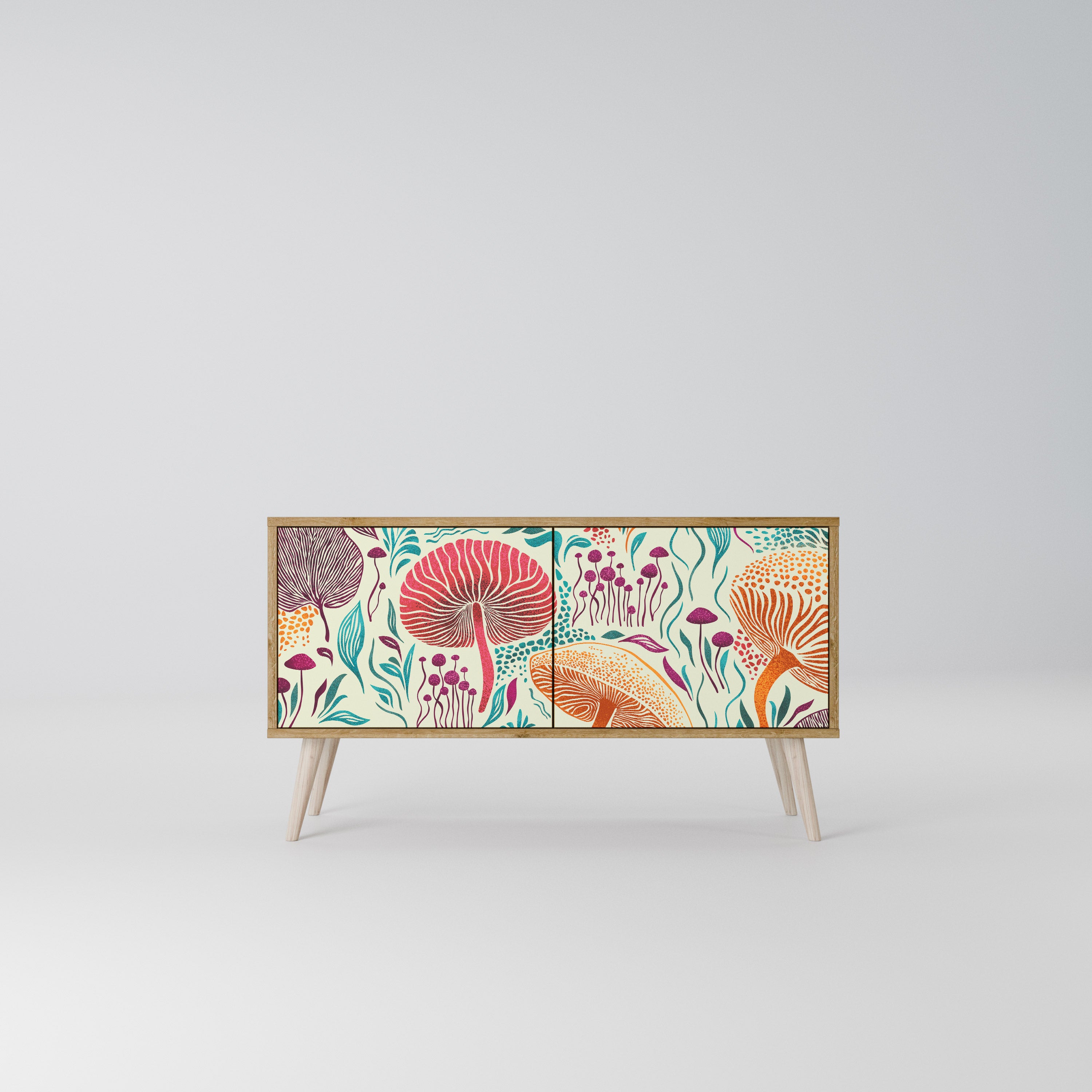 FUNGUS FANTASY Kompaktes 2-türiges TV-Lowboard