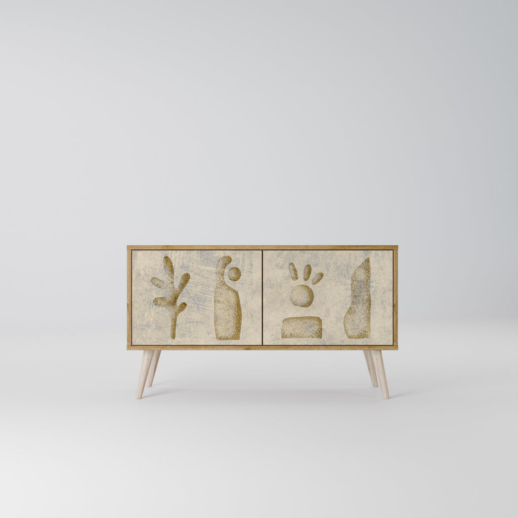 SAND SCULPTURES Kompaktes 2-türiges TV-Lowboard
