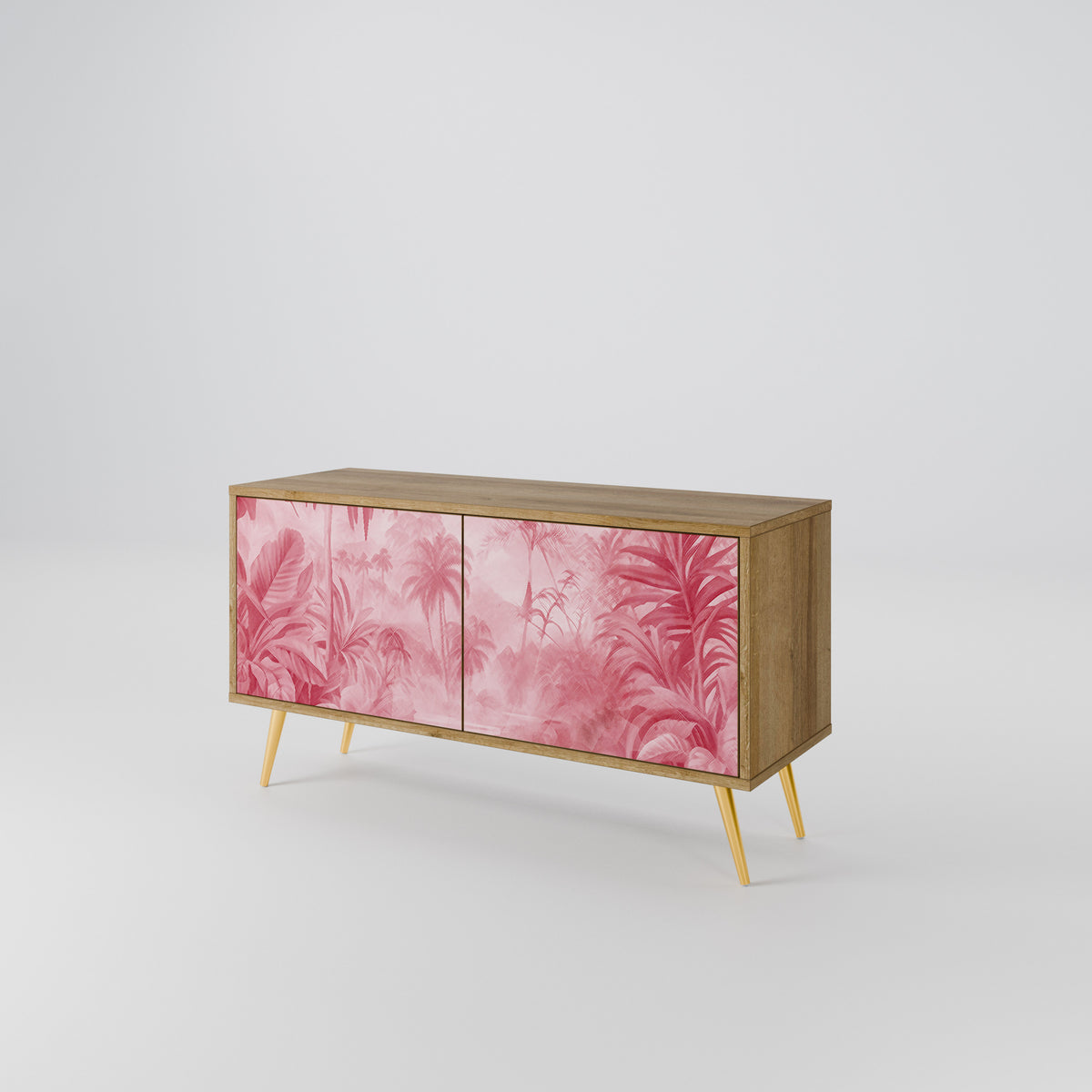SWEET TROPICS Compact 2-Door TV Cabinet