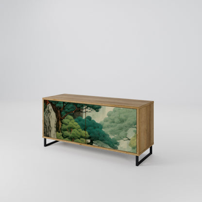VERDURE ABYSS Kompaktes 2-türiges TV-Lowboard