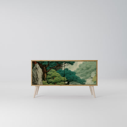 VERDURE ABYSS Kompaktes 2-türiges TV-Lowboard