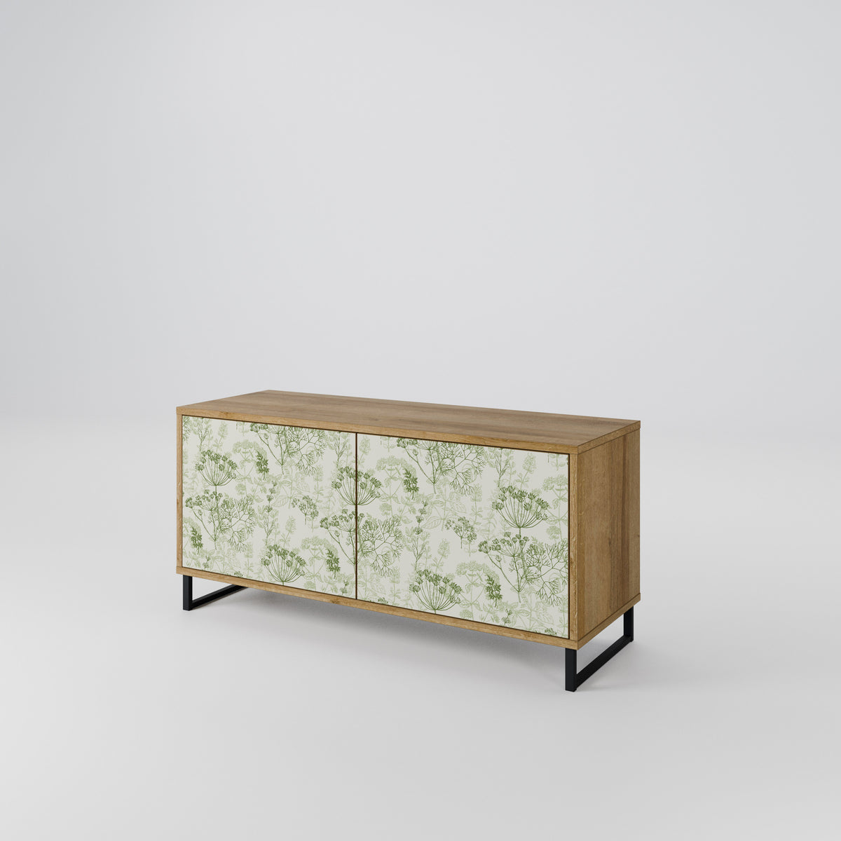 FENNEL BALDACHIN Compact 2-Door TV Cabinet