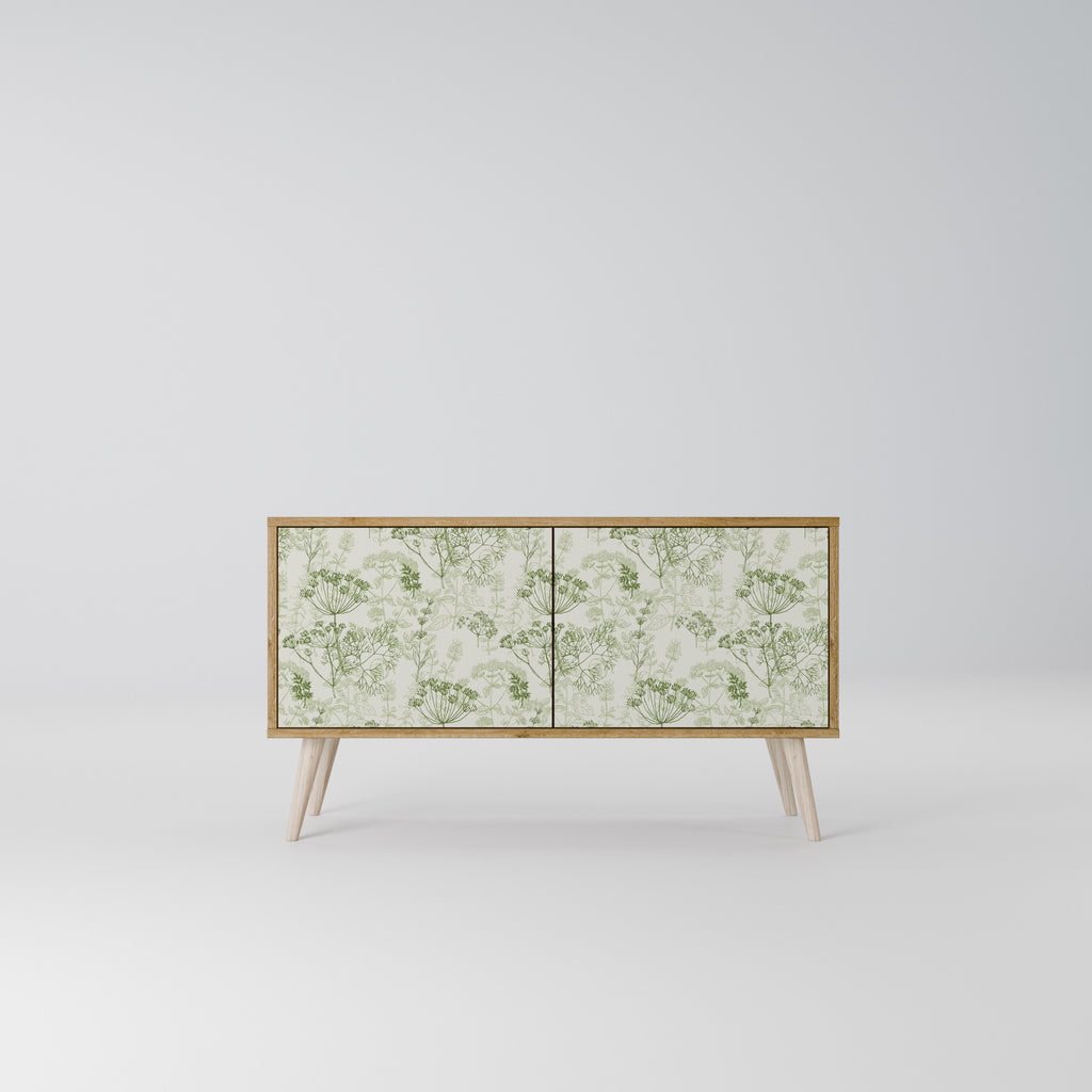 FENNEL BALDACHIN Kompaktes 2-türiges TV-Lowboard