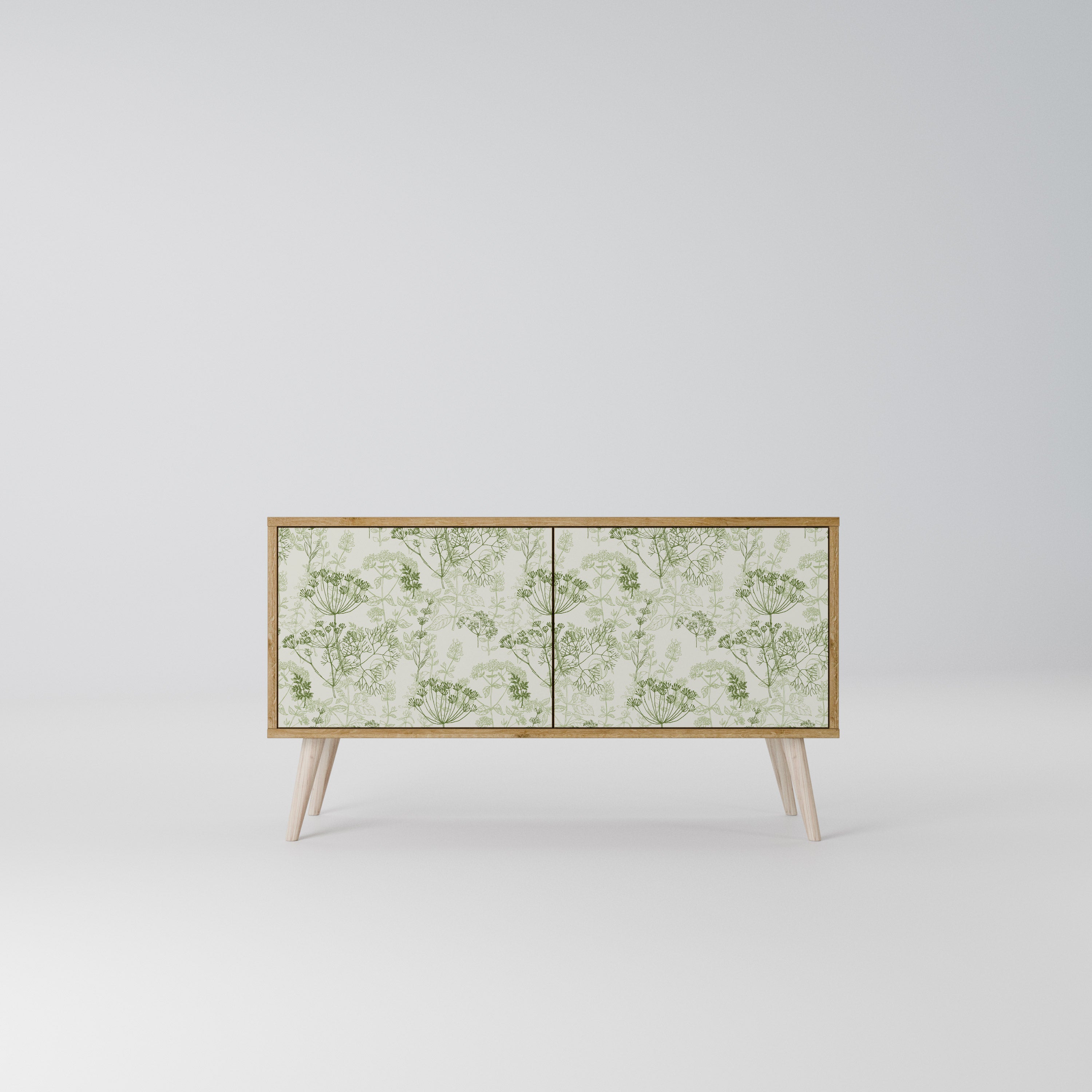 FENNEL BALDACHIN Kompaktes 2-türiges TV-Lowboard