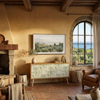 FENNEL BALDACHIN Kompaktes 2-türiges TV-Lowboard