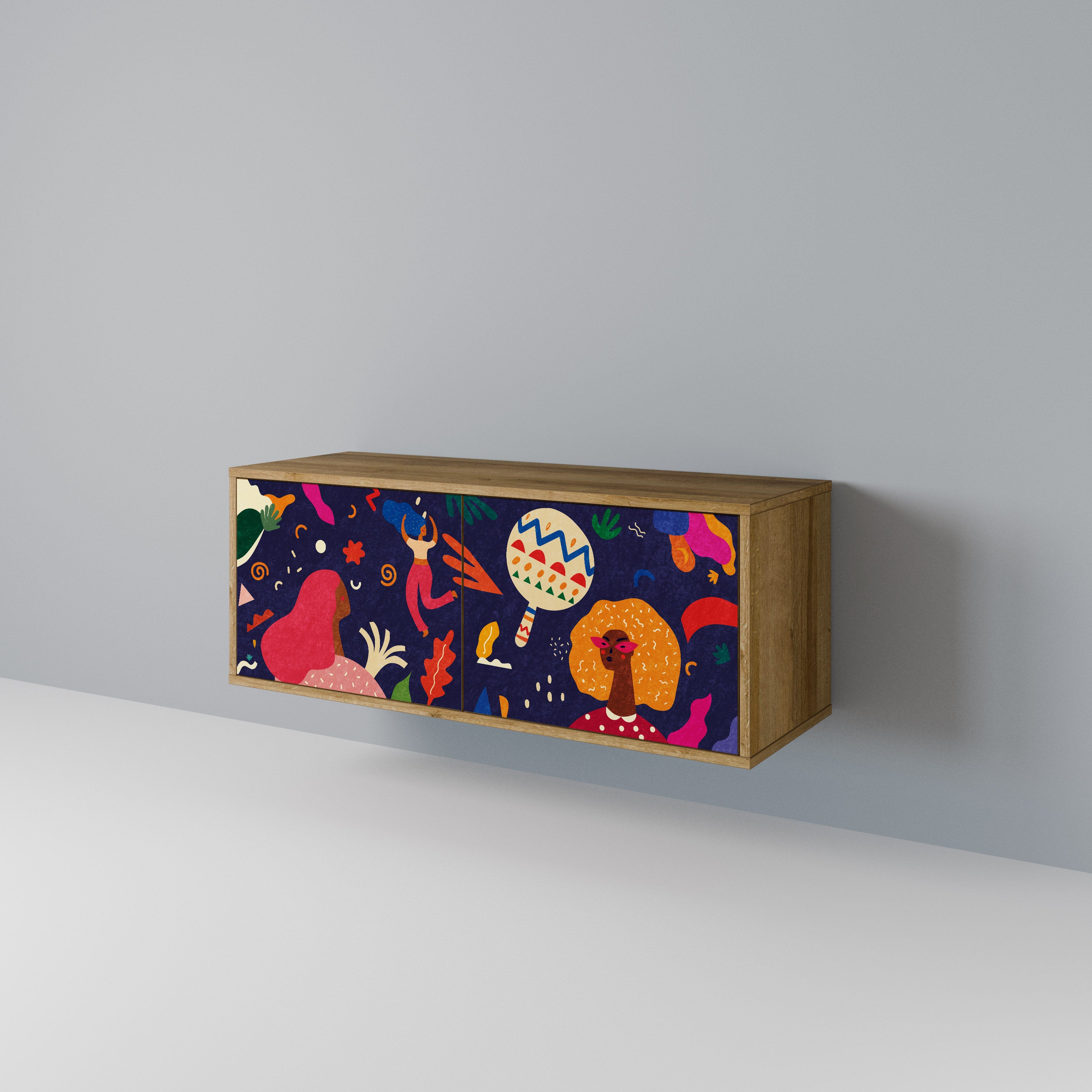 FESTIVE PLEASURES Kompaktes 2-türiges TV-Lowboard