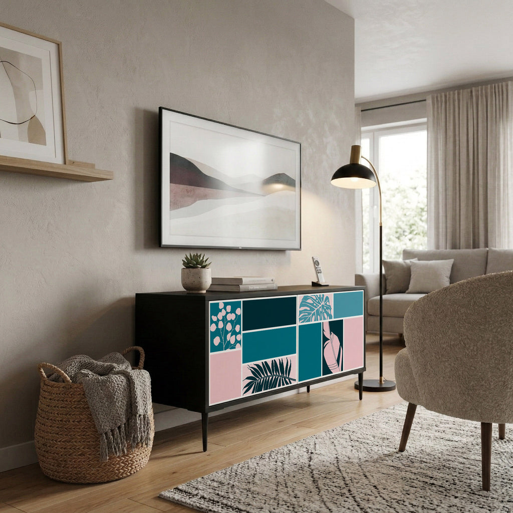 COMBINATION OF SHAPES Kompaktes 2-türiges TV-Lowboard