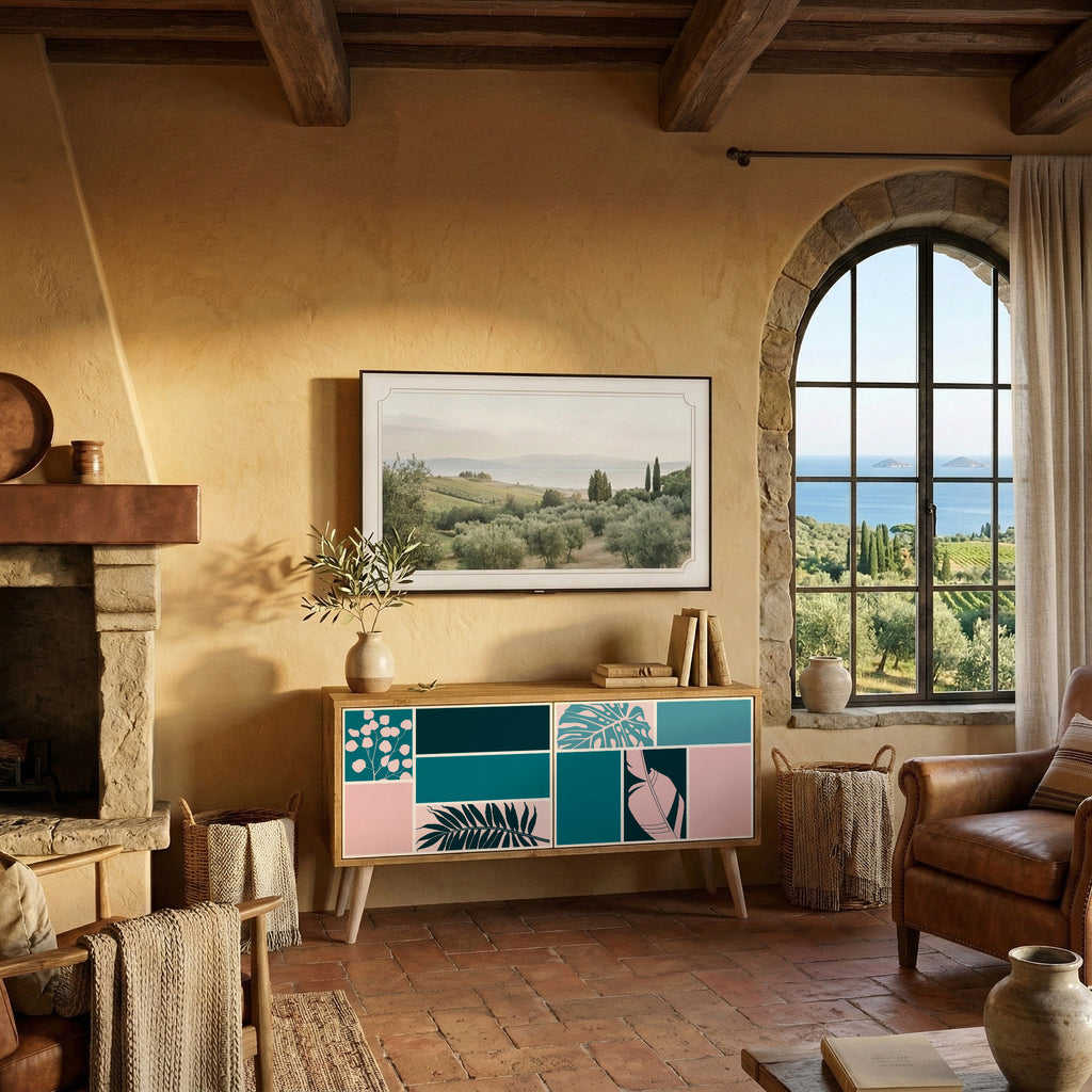 COMBINATION OF SHAPES Kompaktes 2-türiges TV-Lowboard