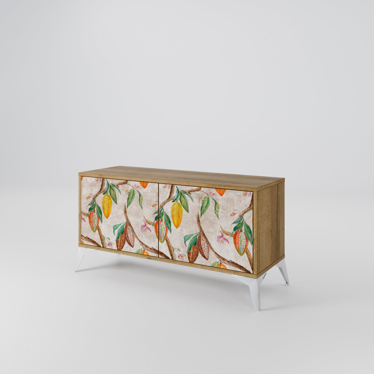 COCOA FRUITS Compact 2-Door TV Cabinet