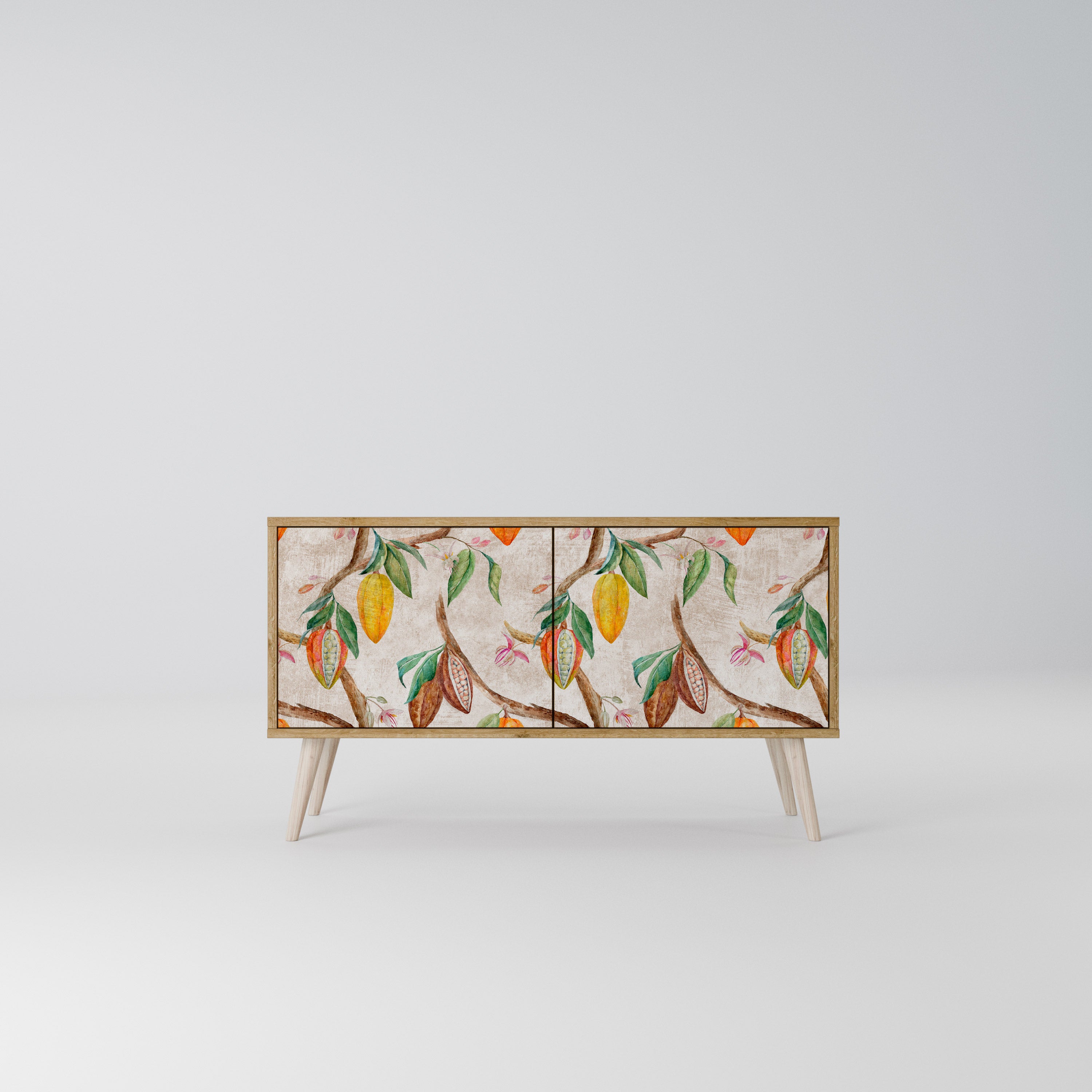 COCOA FRUITS Compact 2-Door TV Cabinet