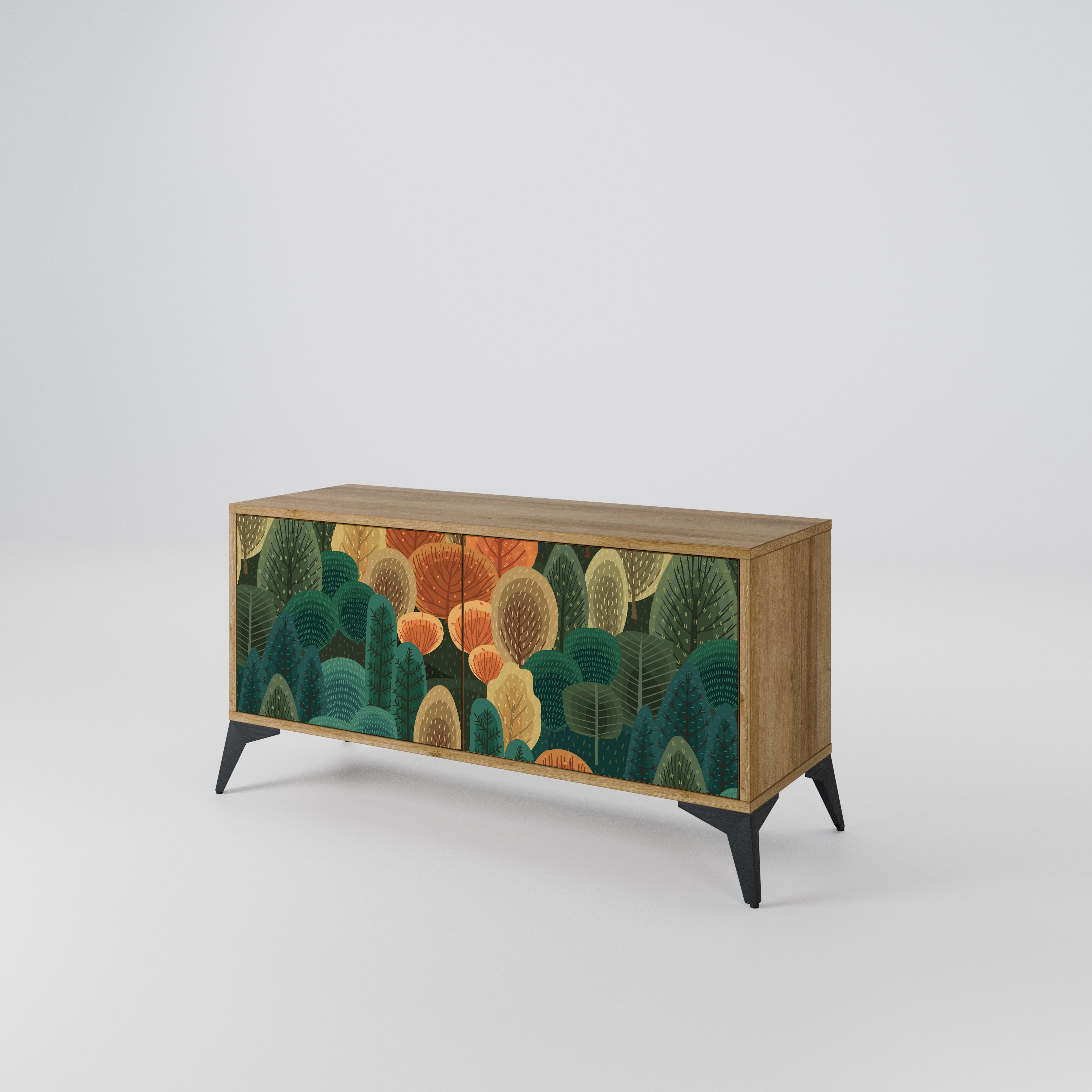 AUTUMN KALEIDOSCOPE Compact 2-Door TV Cabinet