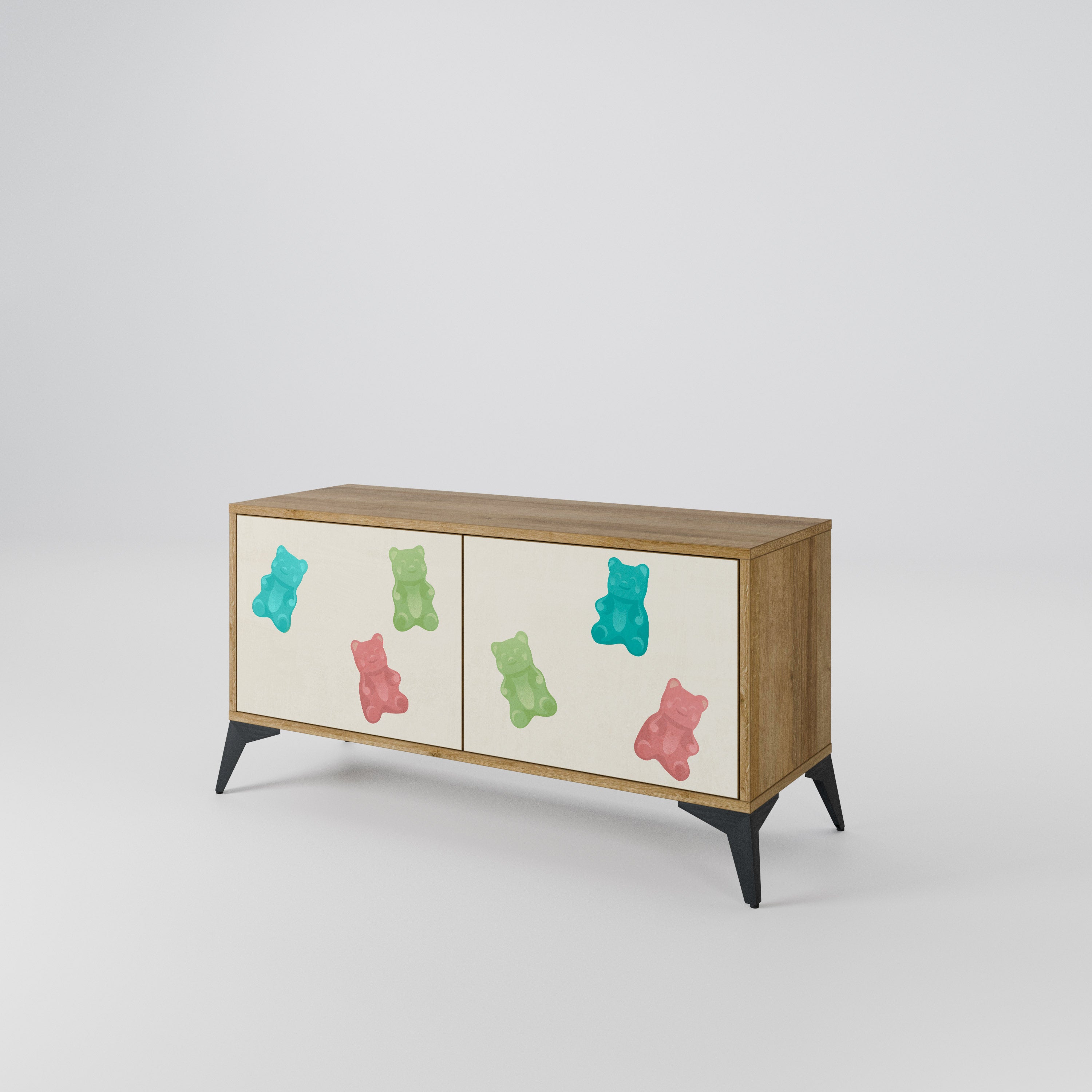 GUMMY BEARS Compact 2-Door TV Cabinet