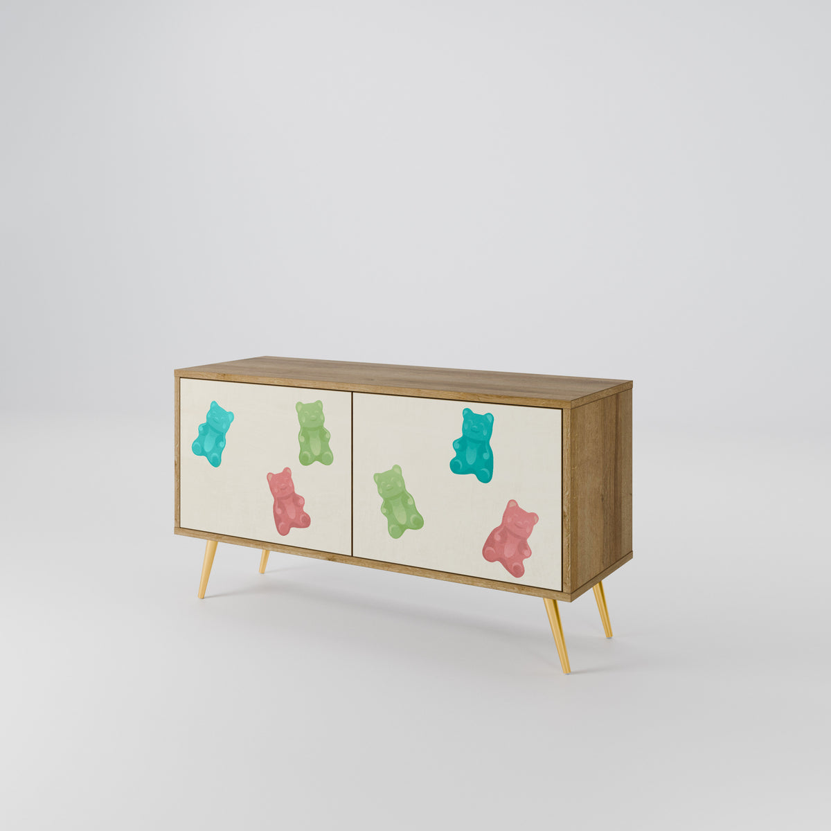 GUMMY BEARS Compact 2-Door TV Cabinet