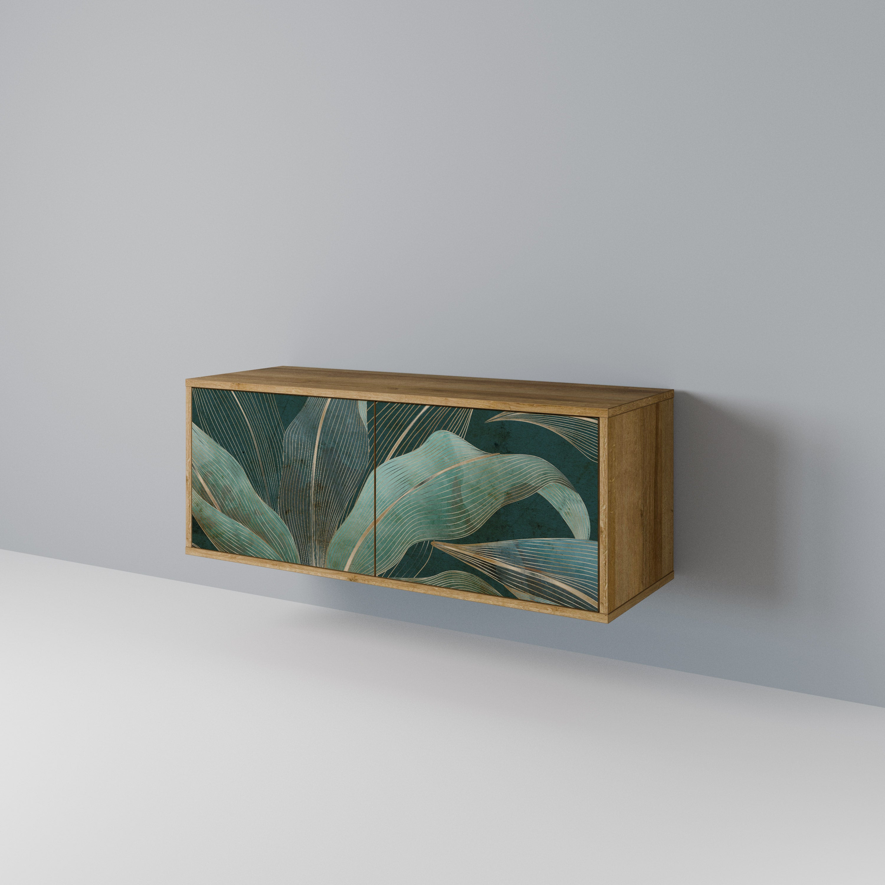 ROYAL GREEN Compact 2-Door TV Cabinet