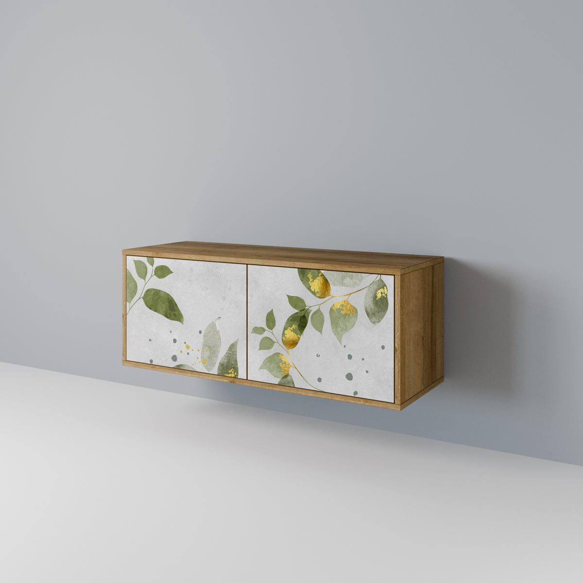 ELEGANT BOTANICS Kompaktes 2-türiges TV-Lowboard