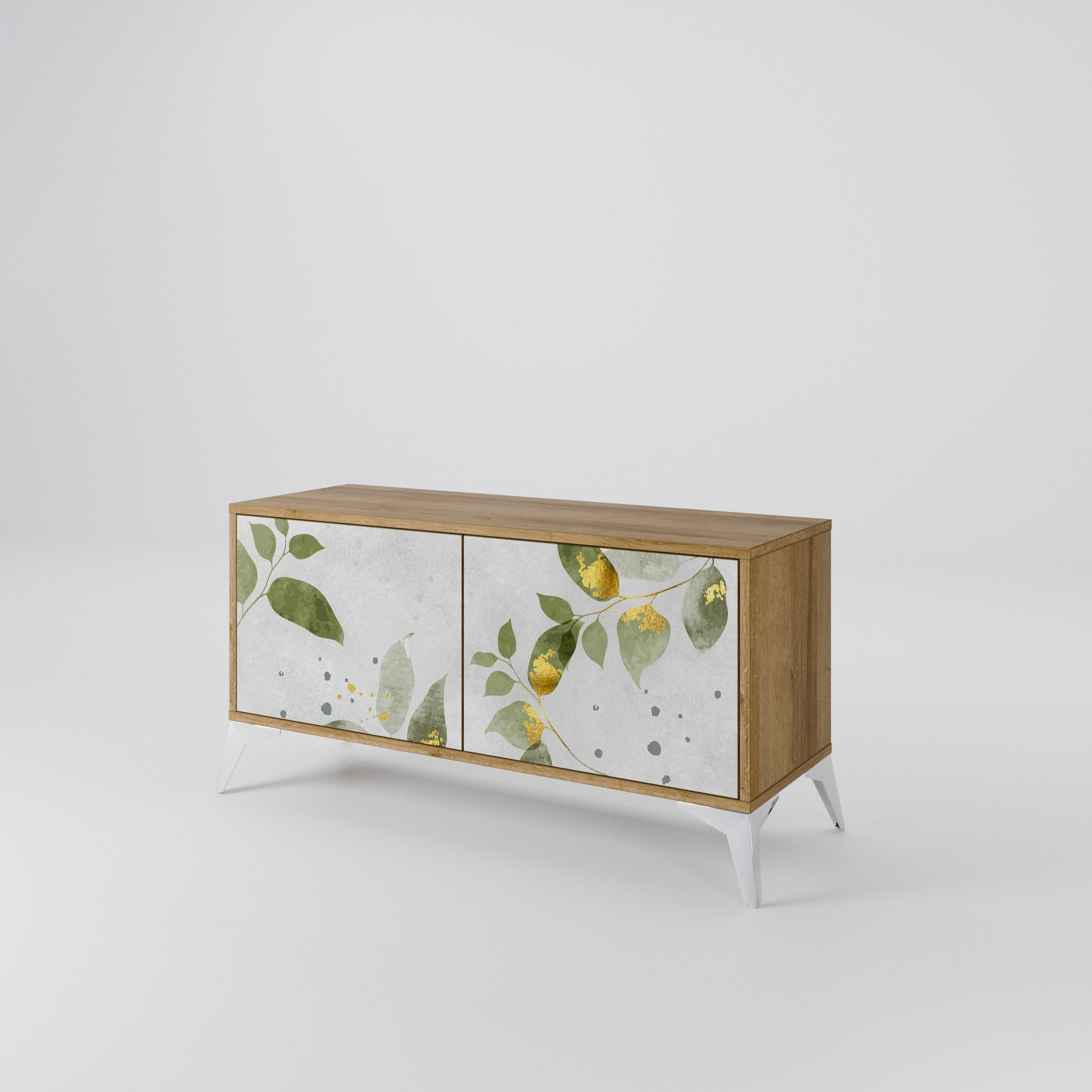 ELEGANT BOTANICS Compact 2-Door TV Cabinet