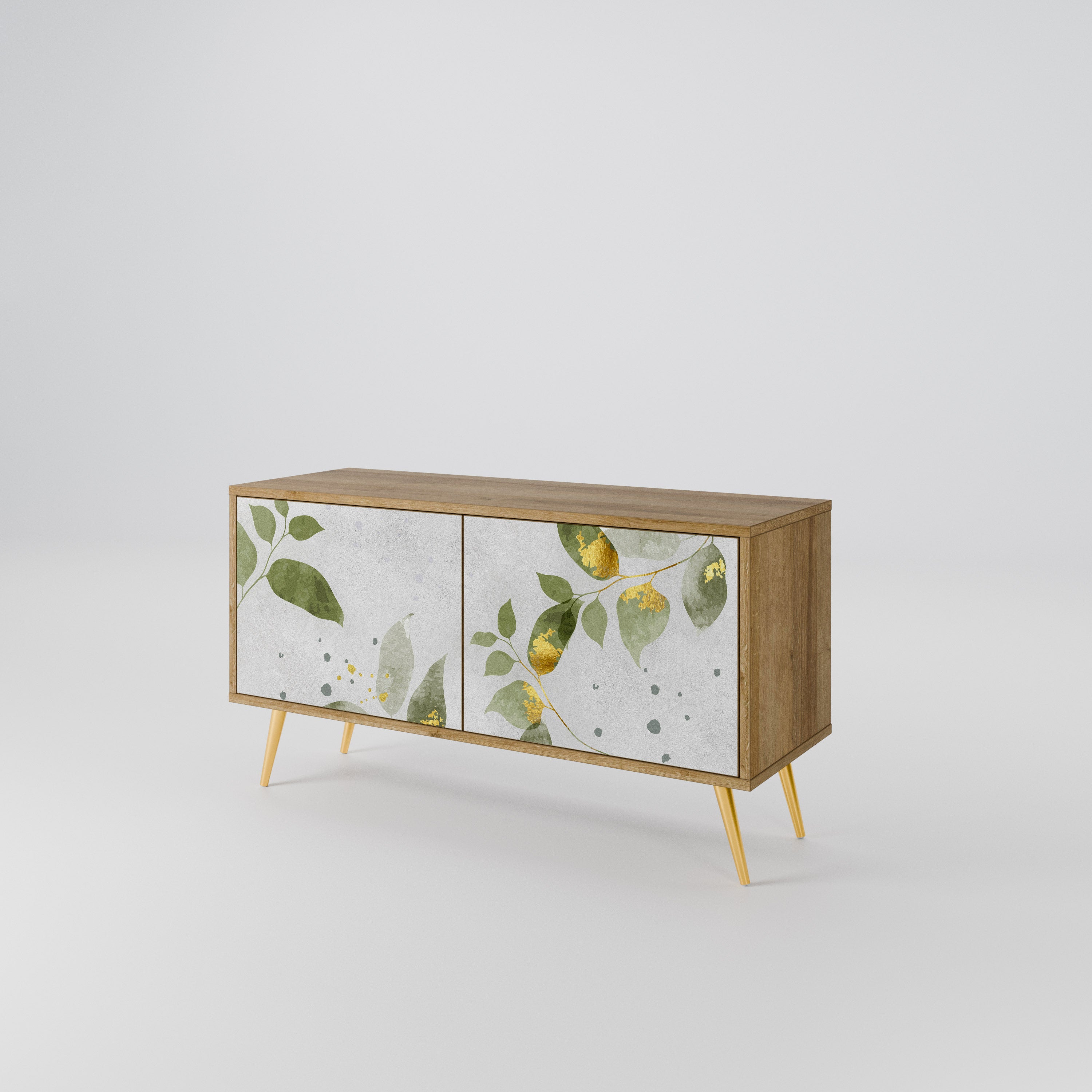 ELEGANT BOTANICS Compact 2-Door TV Cabinet