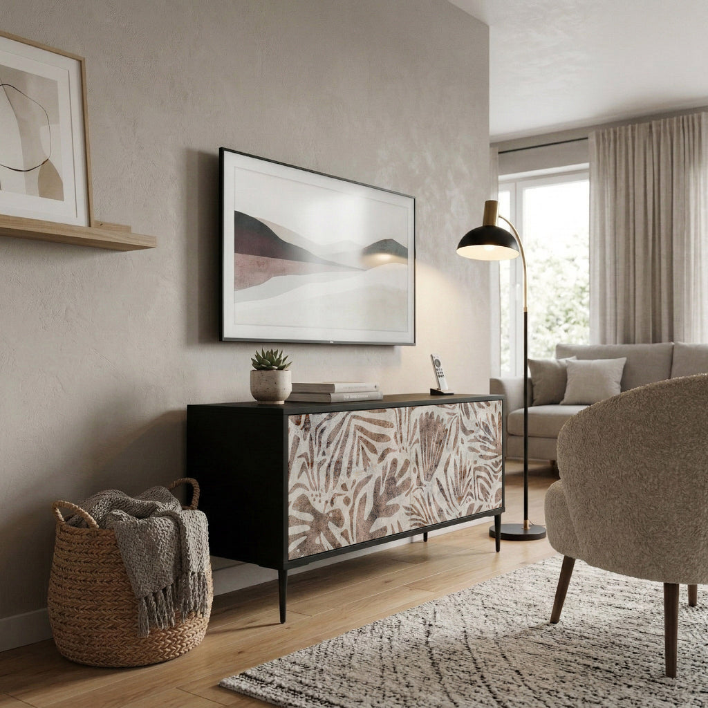 PASSING TIME Kompaktes 2-türiges TV-Lowboard