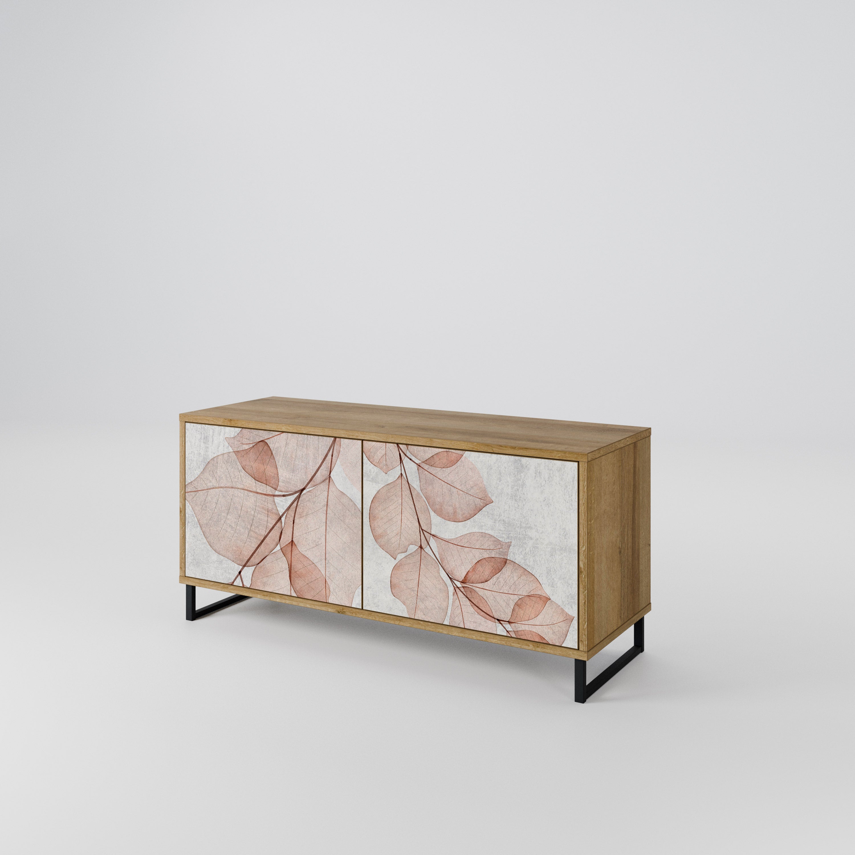 AUTUMN FRAGILITY Compact 2-Door TV Cabinet