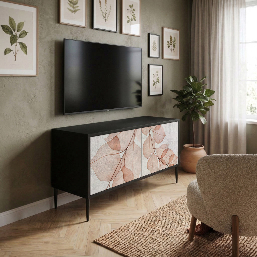 AUTUMN FRAGILITY Compact 2-Door TV Cabinet