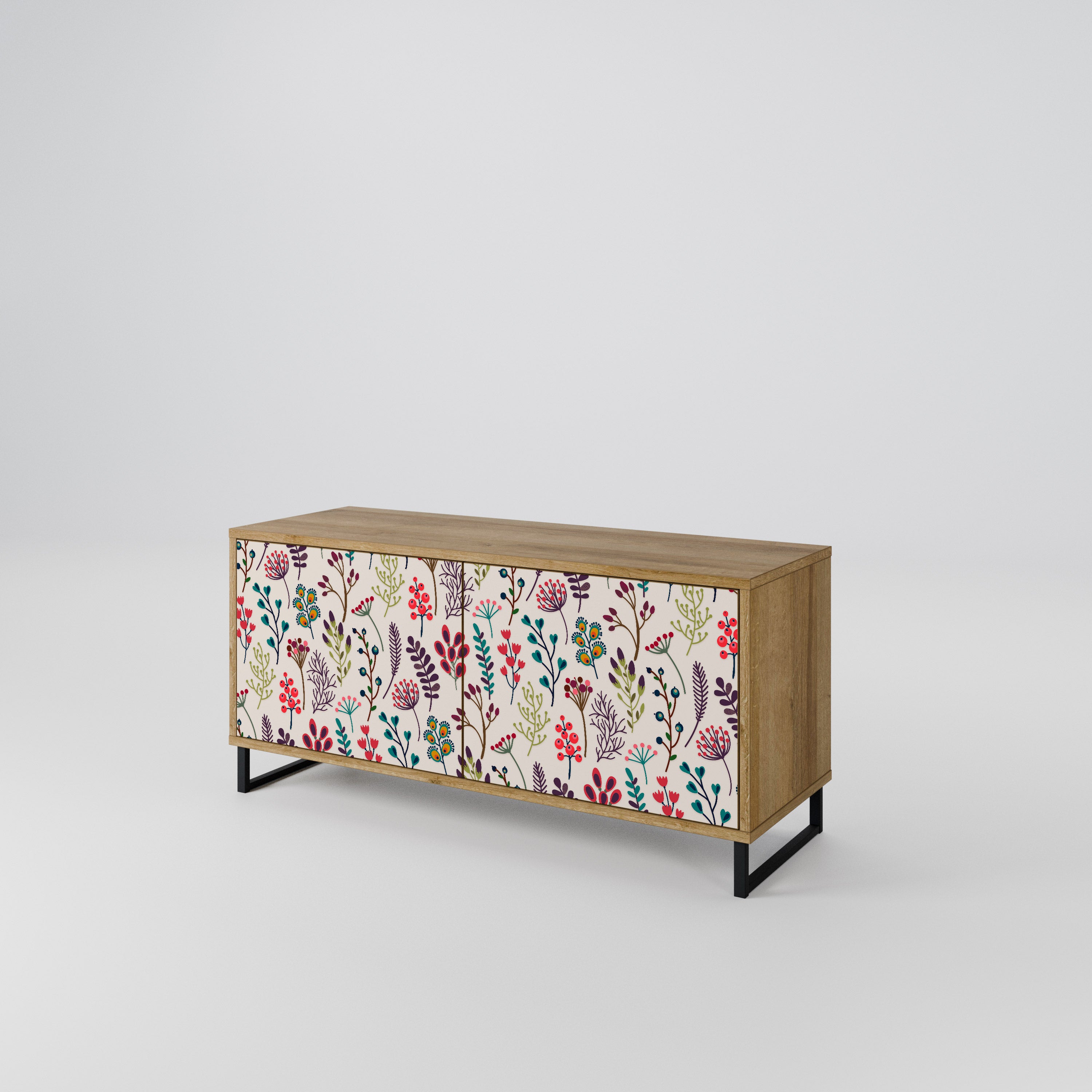 AUTUMN SUNDRIES Compact 2-Door TV Cabinet